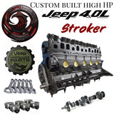 Jeep 4.6L stroker inline-6 remanufactured engine with stroker crankshaft, forged rods and pistons - Phoenix Engine Specialists