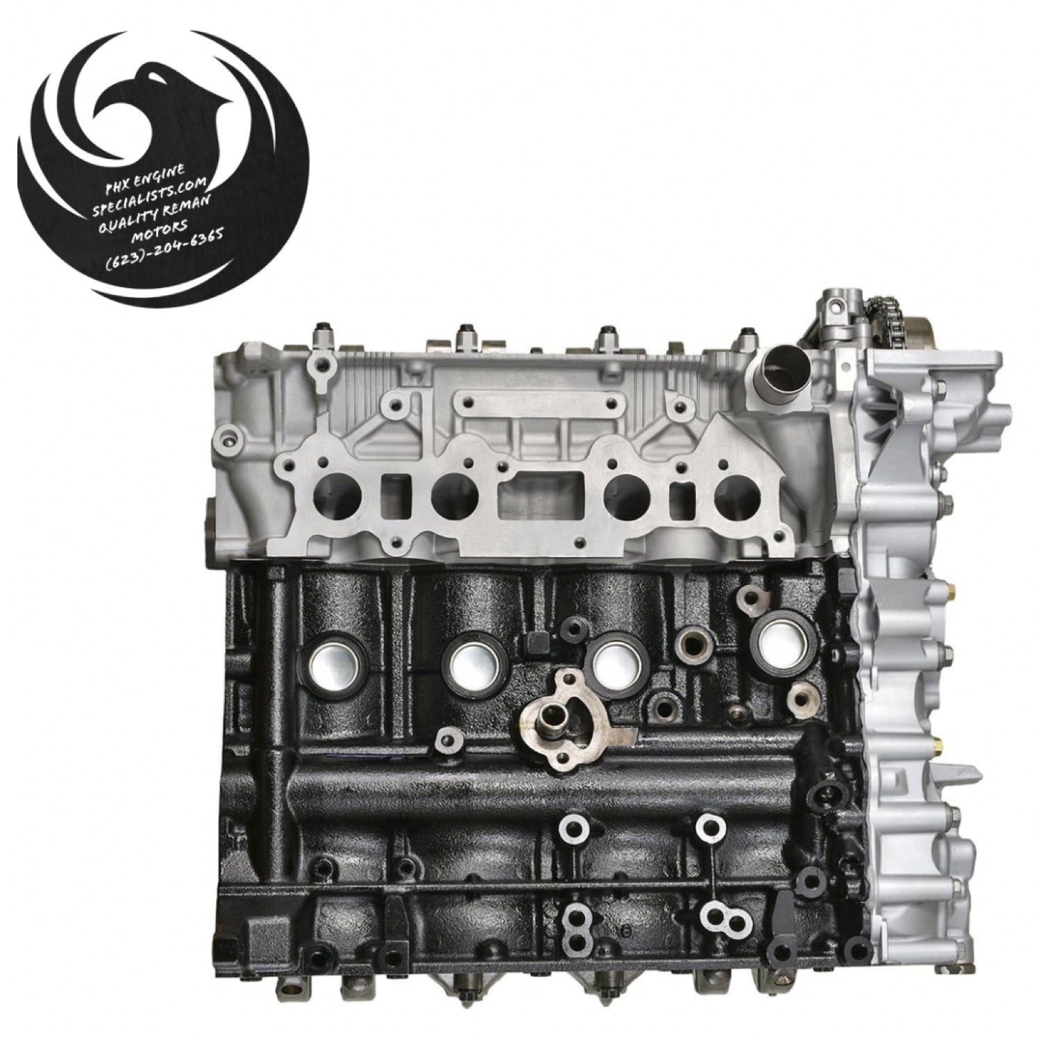 Toyota 2.7L 2TR-FE dual VVT-i remanufactured engine, opposite side view
