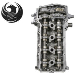 Toyota 2.7L 2TR-FE dual VVT-i remanufactured engine, top view with camshafts and both cam phasers visible