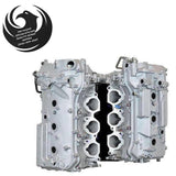 Toyota 3.5L 2GR-FE remanufactured engine, top view showing intake ports