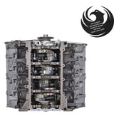 Ford 4.6L 2-valve Windsor remanufactured long block – bottom view showing main caps