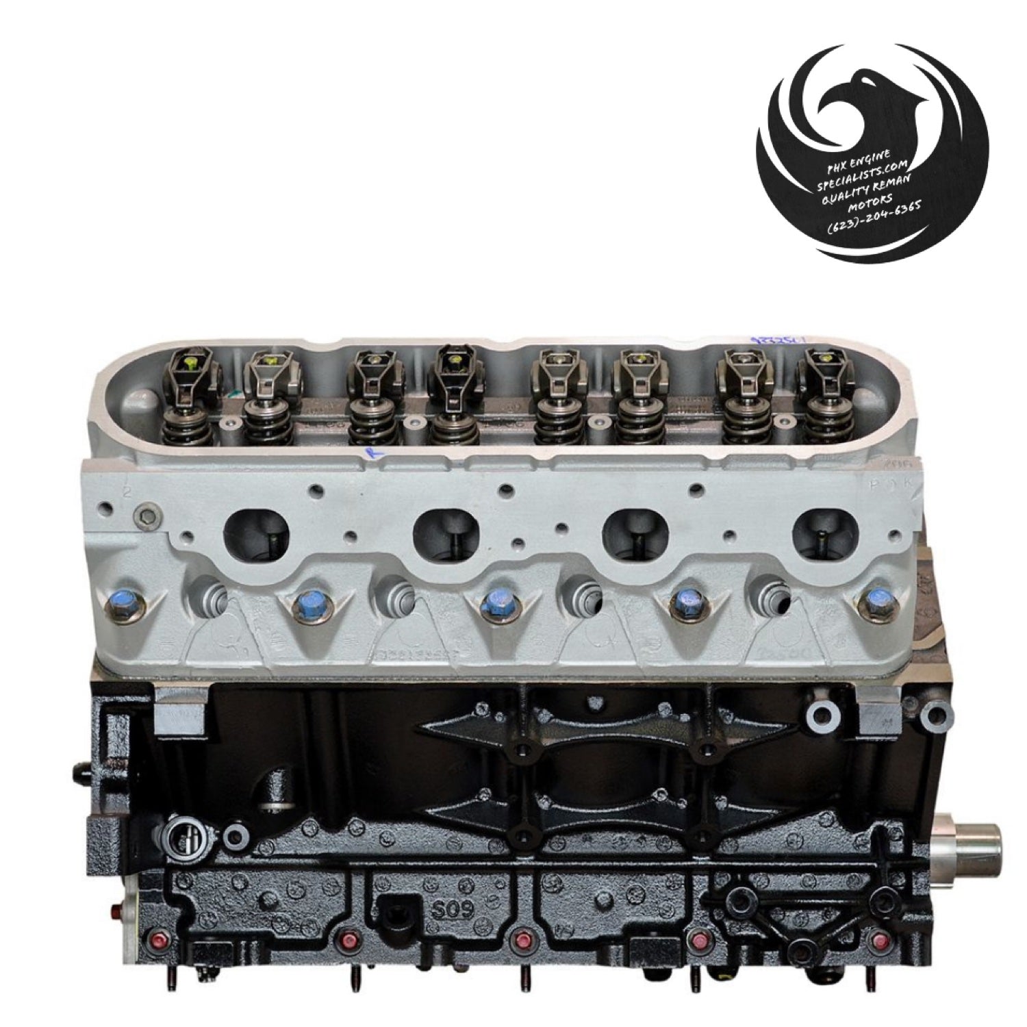 Remanufactured GM 4.8L Vortec V8 non-VVT (LR4/LY2) engine - other side view