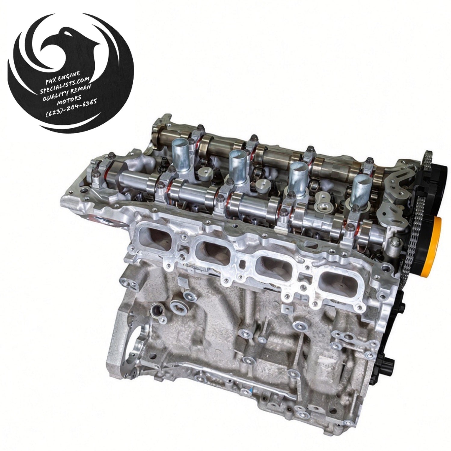 GM 2.5L LCV Ecotec remanufactured long block, cylinder head and camshafts with timing set