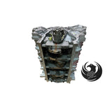 GM 6.2L L86 remanufactured engine - bottom/crank view - Phoenix Engine Specialists