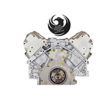 GM 6.2L L94 remanufactured engine - rear view - Phoenix Engine Specialists