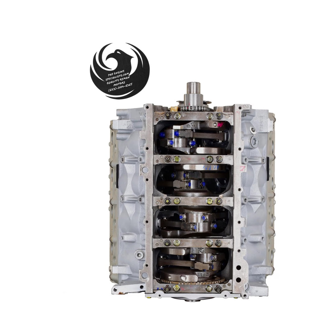 GM 6.2L L92 / L9H remanufactured engine - bottom/crank view - Phoenix Engine Specialists
