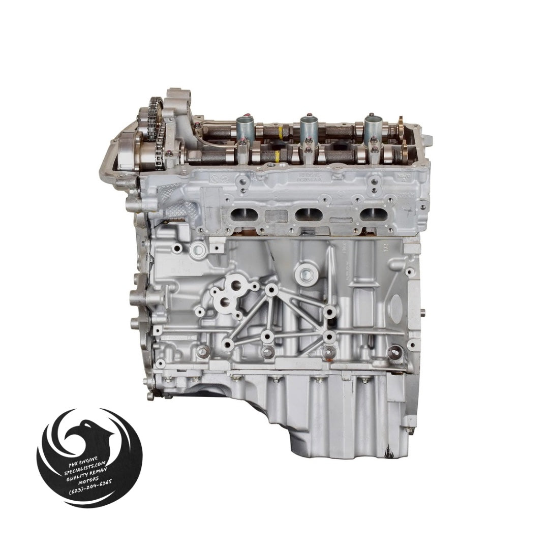 Remanufactured Ford 3.5L/3.7L Cyclone V6 engine (FWD/AWD) - side view - Phoenix Engine Specialists