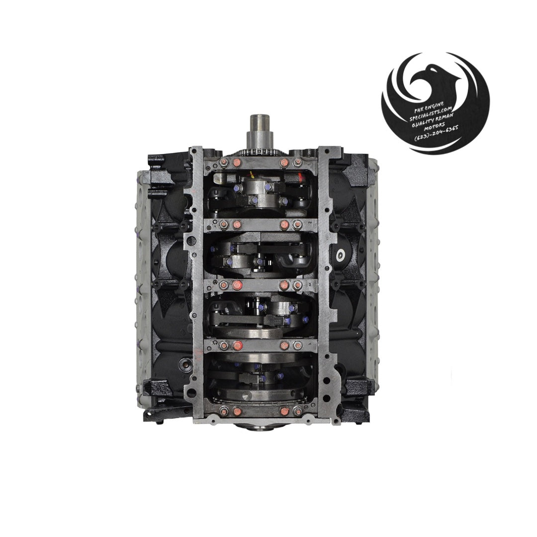 Remanufactured GM 5.3L Vortec engine 1999-2002 - bottom view - Phoenix Engine Specialists