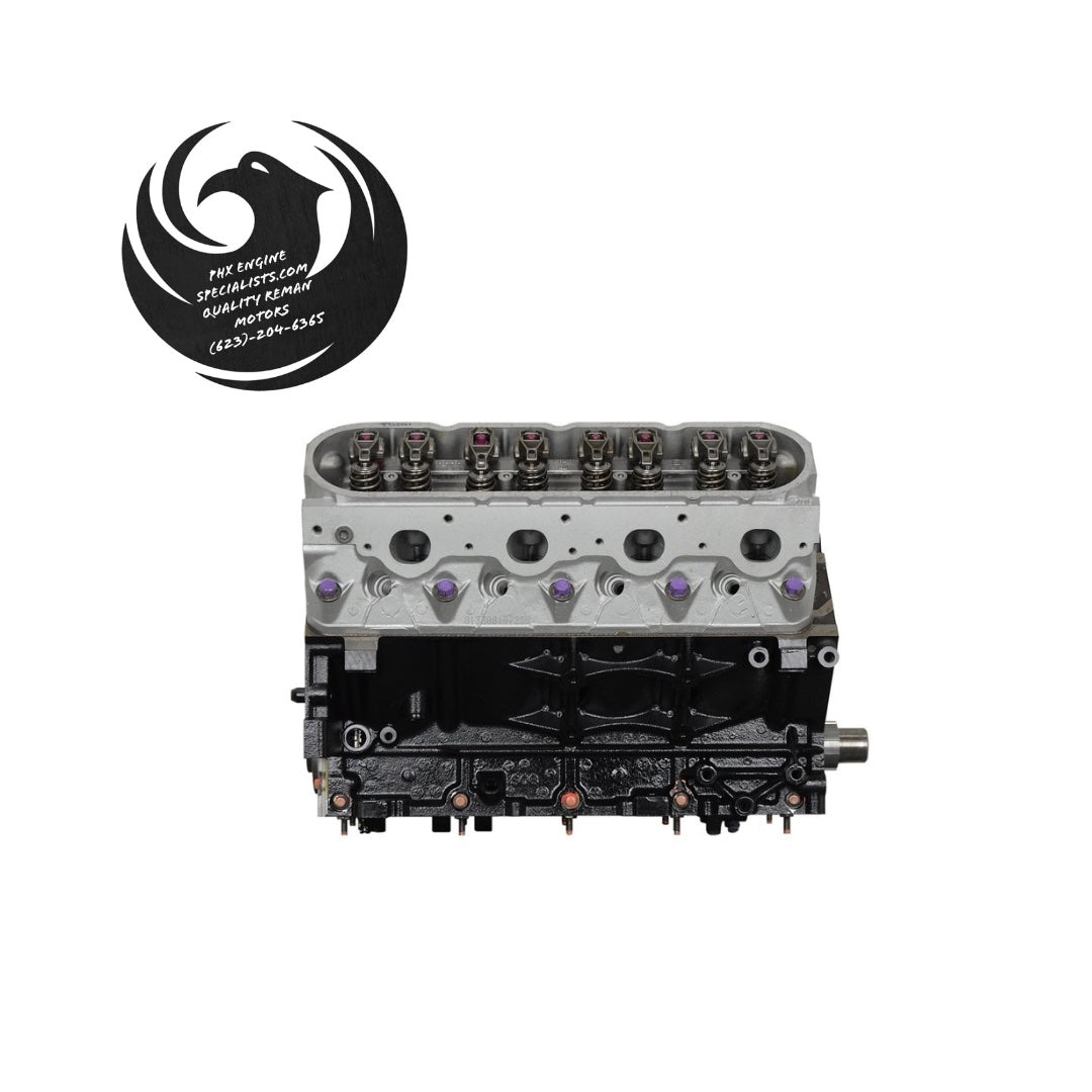 Remanufactured GM 5.3L Vortec engine 1999-2002 - side view - Phoenix Engine Specialists