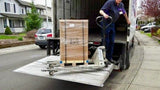 Residential engine delivery with lift gate - Phoenix Engine Specialists
